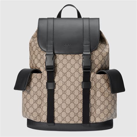 gucci gg plus backpack black|black Gucci backpack for men.